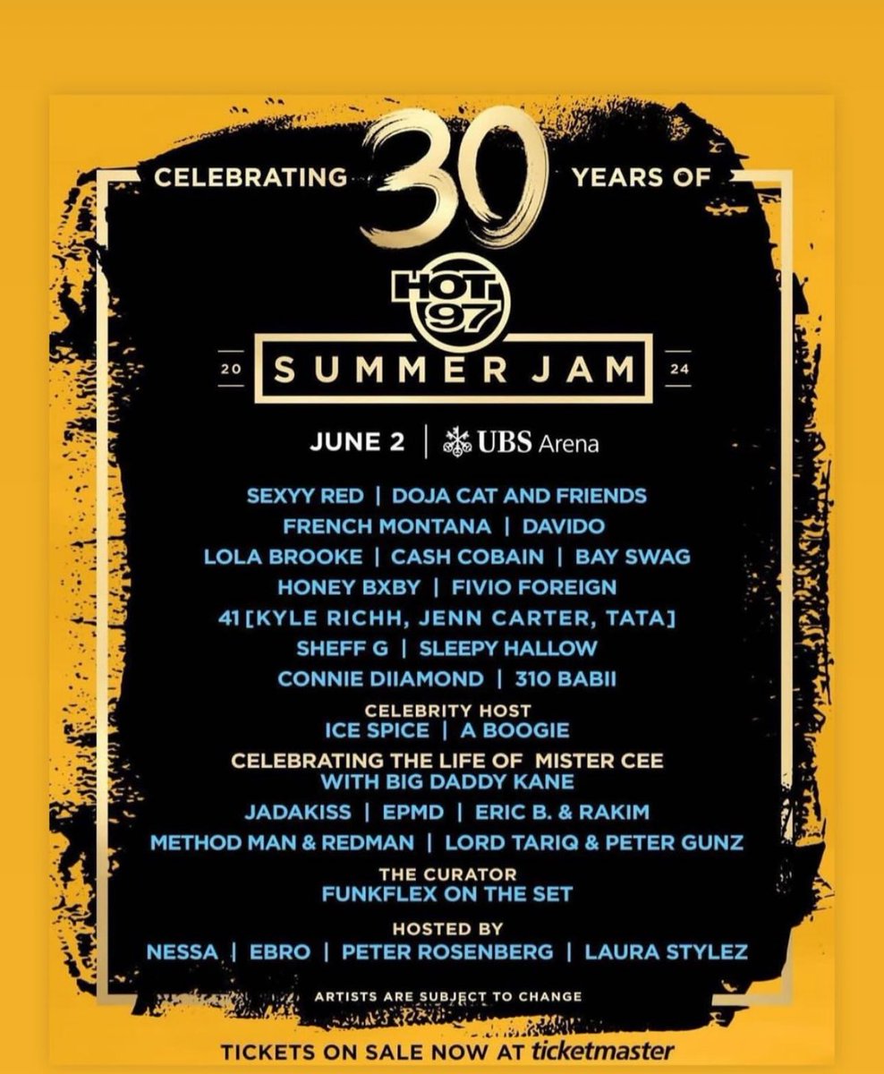 Davido is booked and busy this summer. Summer Jam 2024. UBS ARENA 🇺🇸