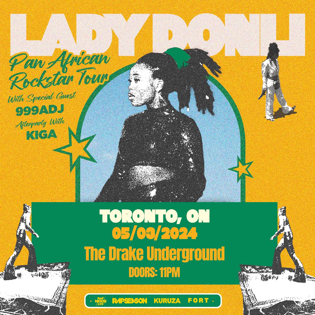 TONIGHT! @LadyDonli takes The Drake Underground with special guest @999_adj and an after party spun by @kigaland of @kuruzaworld. 

💫💫💫

SET TIMES
11PM - Doors/999ADJ
12AM - Lady Donli
1AM - Kiga

🎫Limited tickets left: bit.ly/RSxLADYDONLI