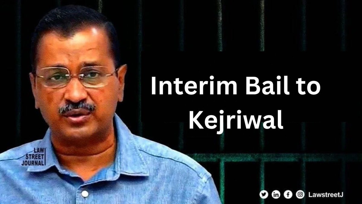 #SC may consider interim bail for Kejriwal in liquor scam case amid elections, seeks #ED's stance. @ArvindKejriwal | @dir_ed | @jhanaktweets | @MLJ_GoI Read full: rb.gy/i22a08