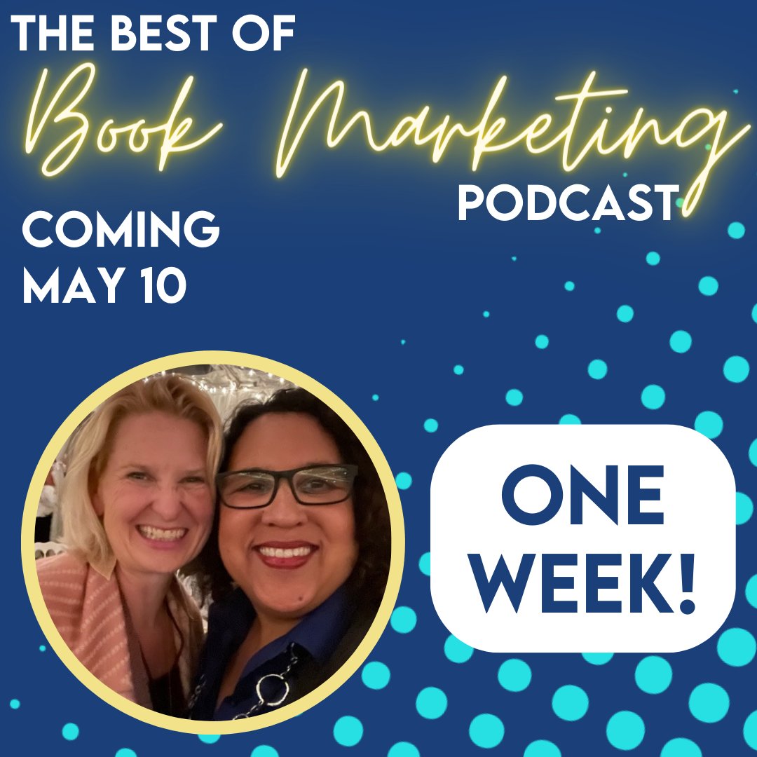 Next Friday, May 10 at 1pm, Lainey Cameron and I begin a new podcast, aimed at helping authors tackle the often challenging job of book marketing! There are so many 'shoulds' in the world. But though our episodes, we hope to present the 'whys' as well, so you can forge the best…