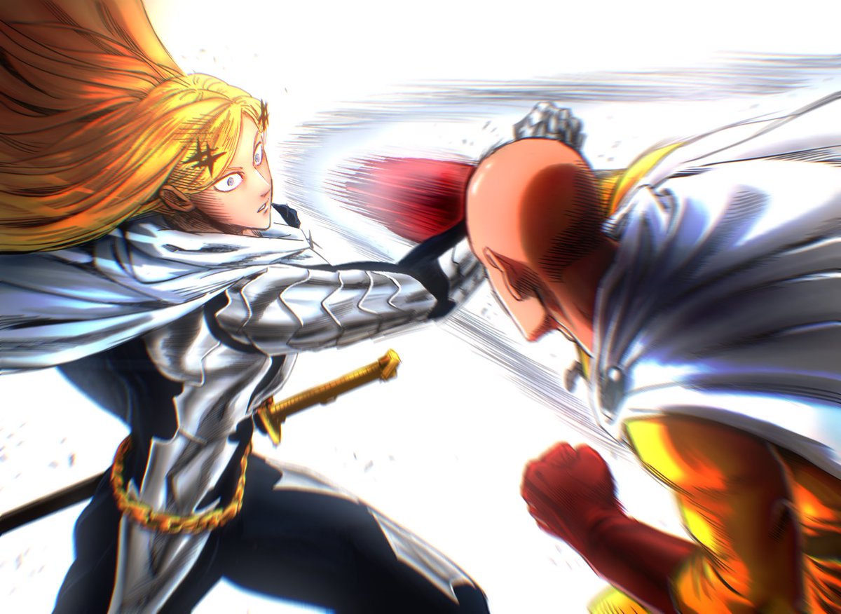 I tried coloring a panel from one punch man #onepunchman #mangacoloring #saitama #digitalart #art