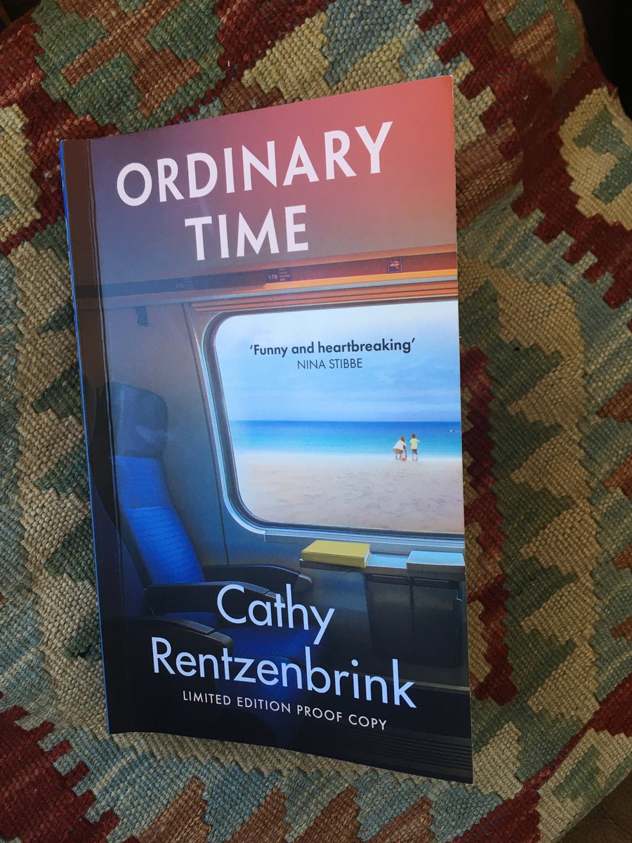 Sometimes people ask if it’s worth lugging a suitcase of books when I travel. YES! I just finished another brilliant novel: #OrdinaryTime by @CatRentzenbrink & it’s been heaven! Funny, tender, sad, marriage, love, motherhood in shades of a 21st century #BarbaraPym. Perfection!