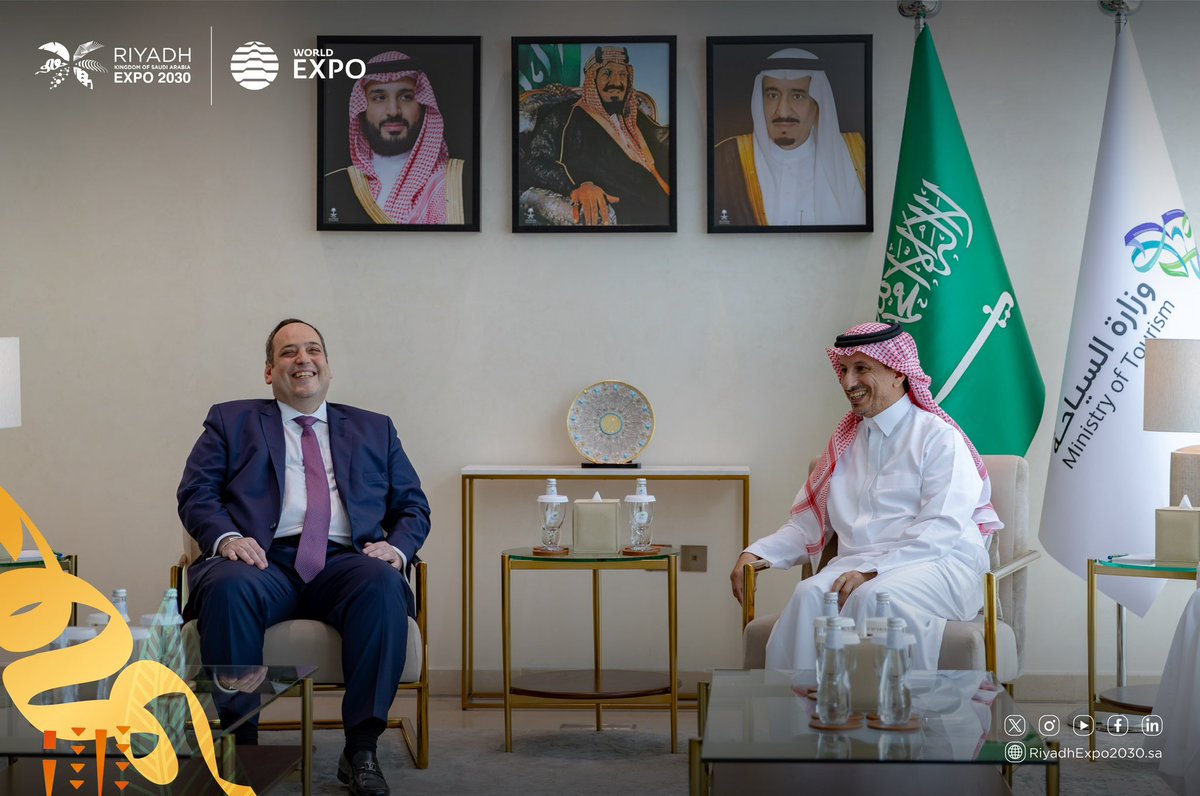H.E. Mr. Ahmed AlKhateeb, Minister of Tourism, held a meeting with Mr. Dimitri Kerkentzes, Secretary General of the Bureau International des Expositions (BIE), to showcase the remarkable achievements within the Saudi tourism sector. Their focused discussions underscored ongoing