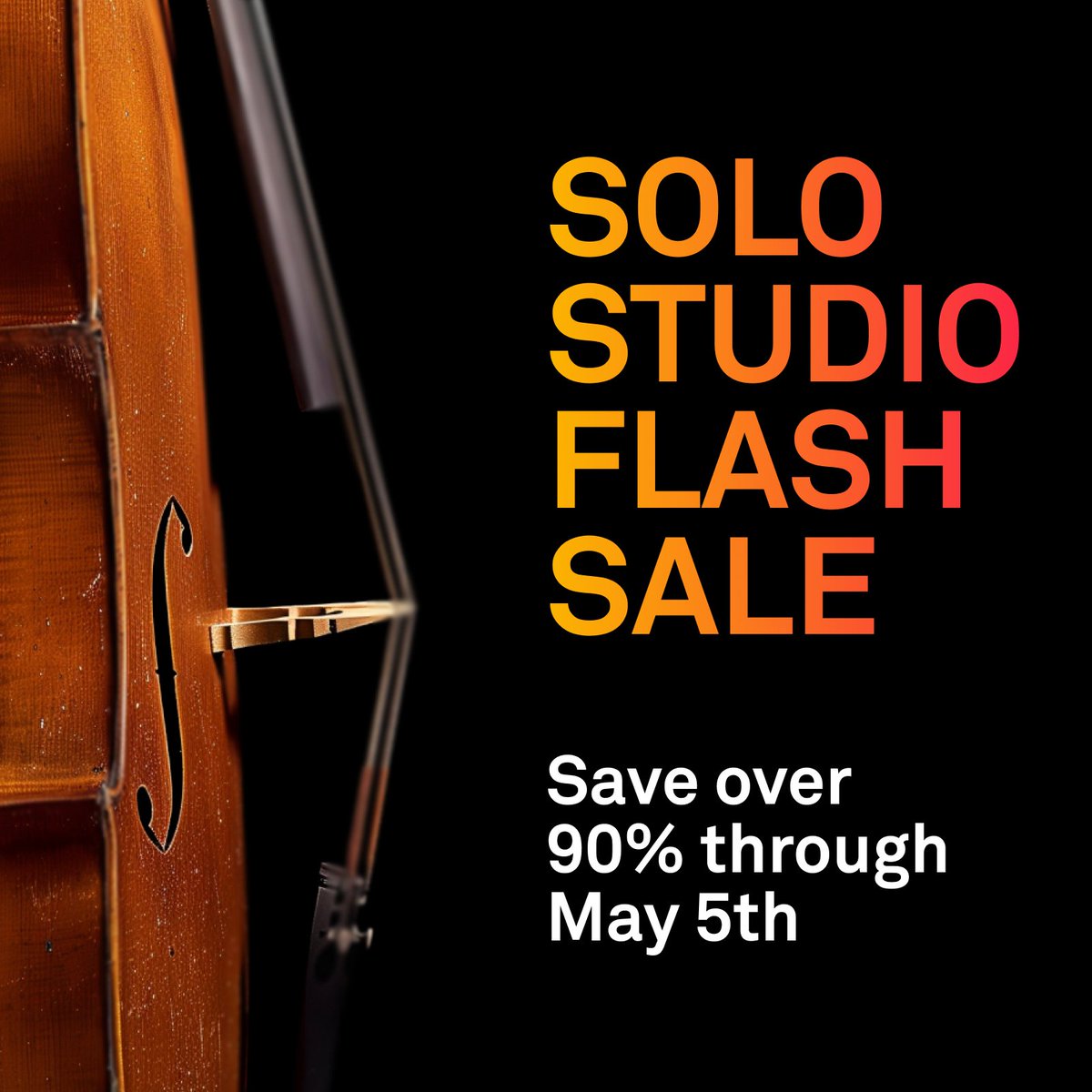 Save BIG on deep-sampled orchestral instruments and vocals this weekend only! Stock your studio at a steal today: buff.ly/4aZOvkh 

#8dio #virtualinstruments #composer #musicproducer #filmscoring #composition #strings #brass #woodwinds #orchestra