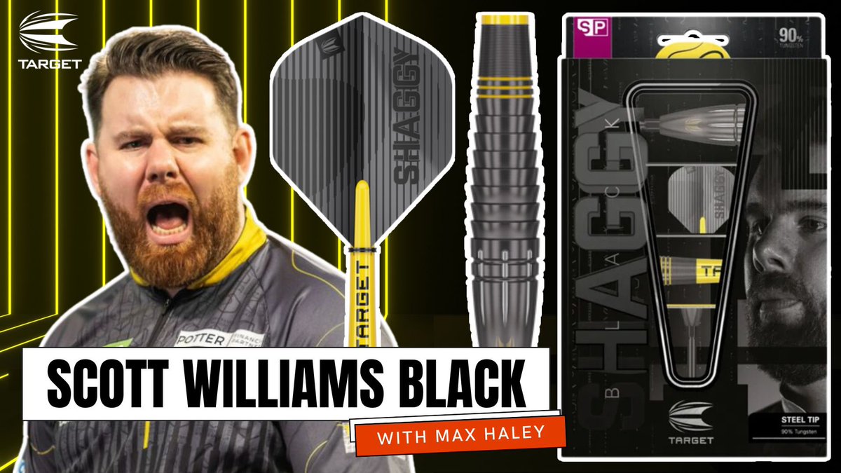 Max took a closer look at the Scott Williams Black SP @TargetDarts Watch Here 👉 youtu.be/-1DTTfRGlYk Buy Here 👉 amzn.to/3ybjUBM #Darts #Reviews #DartsReviews @MaximusPrime170