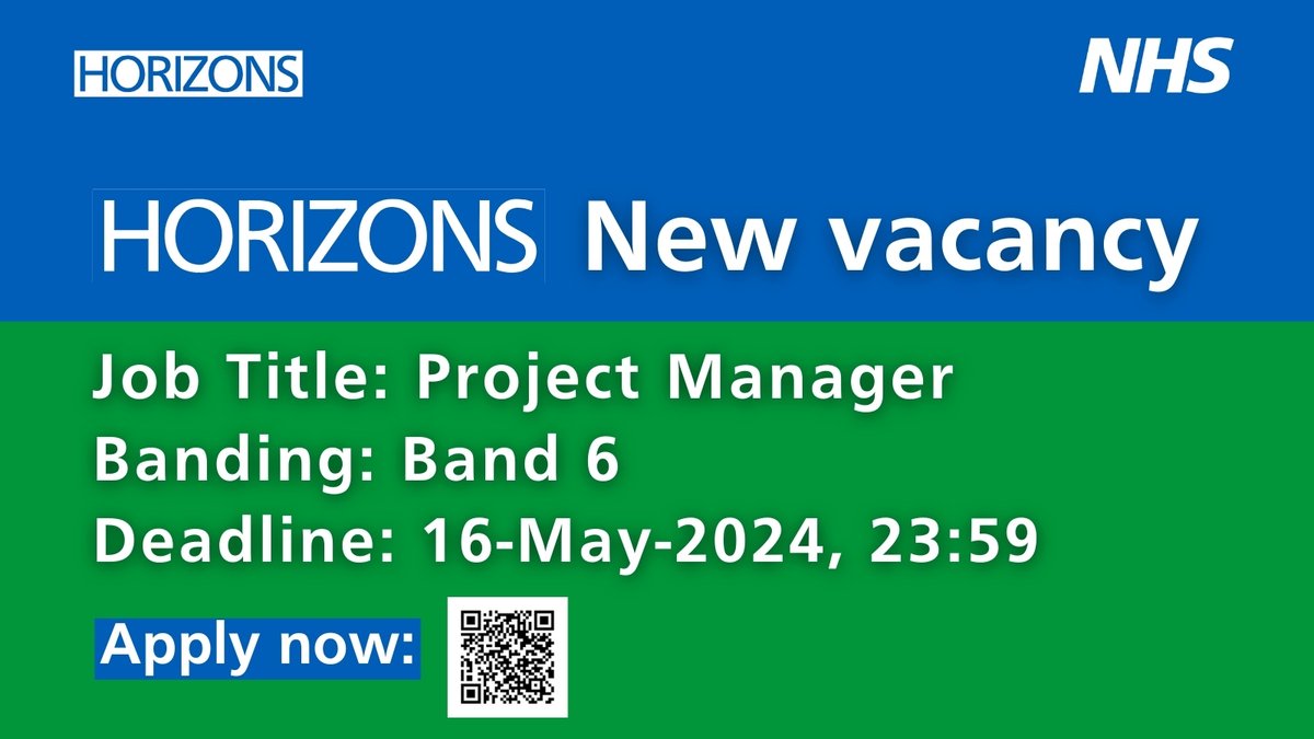We're hiring🎉 Are you passionate about leading large scale change in public services, innovation in health systems & community organising? Sounds like you? Then join us & help Horizons drive positive, inclusive change in health & care✨ Apply now 👉 horizonsnhs.com/about/work-wit…