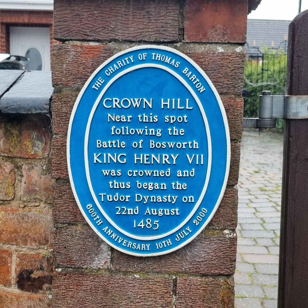 The village of Stoke Golding is proud of its place in history - it is traditionally believed Henry Tudor was first handed the crown here by the hero (or villain depending on perspective) of the hour, William Stanley.