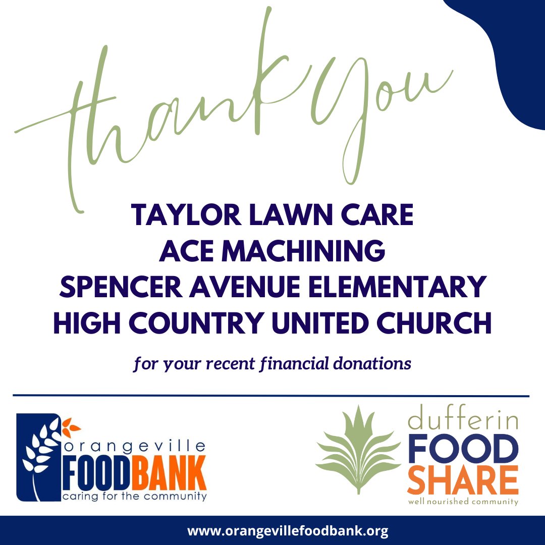 Thank you to all of the amazing community members and organizations that have made financial donations recently 💙