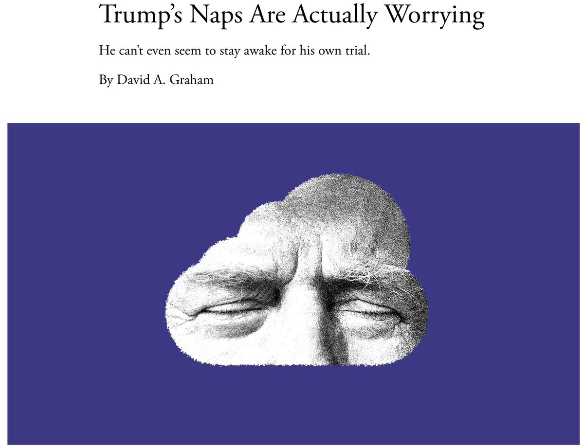 Trump’s Naps Are Actually Worrying bit.ly/3UKKRFA @GOP #GOP #maga #republicans @TheDemocrats @TheDemCoalition #democrats #Election2024
