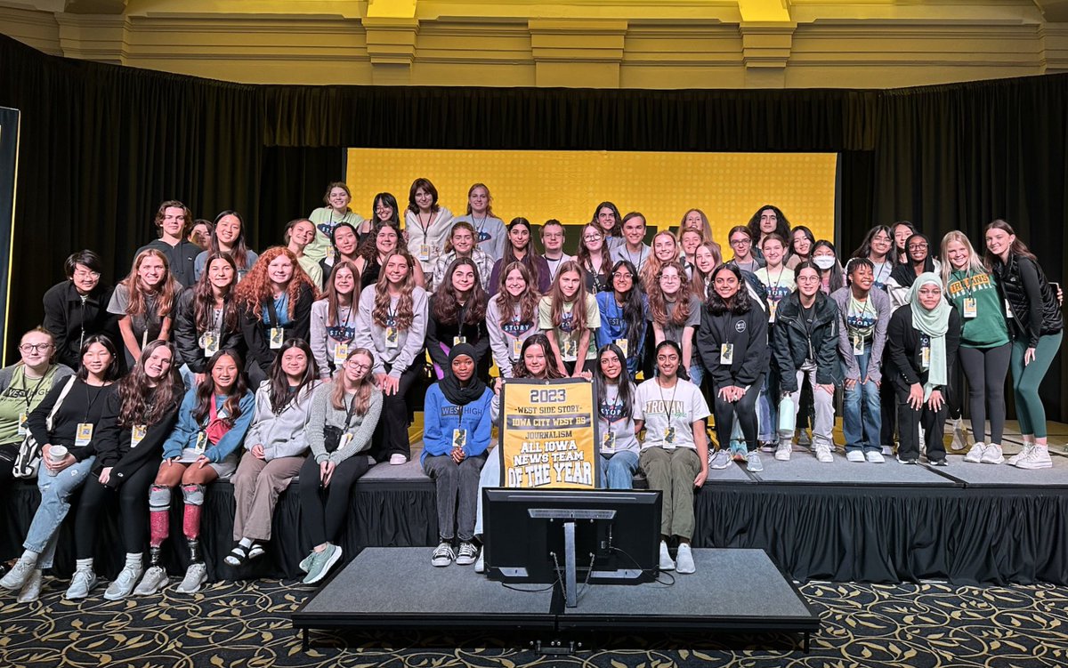 Congratulations to West High's West Side Story journalism team for bringing home a total of 74 awards at the recent Iowa High School Press Association spring contest. WSS was also named News Team of the Year finalist for the eighth year in a row. For more: wsspaper.com/95599/news/ihs…