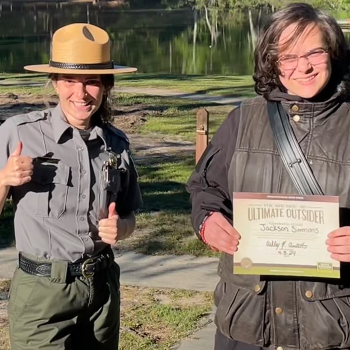 Congrats to Jackson from Lexington, SC for becoming an Ultimate Outsider at Barnwell State Park! His journey started with a park guide from his Boy Scout Troop leader and turned into a family adventure with his parents and grandpa. #ultimateoutsider #barnwellstatepark