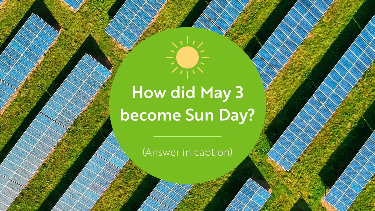 Sun Day was established in 1978 to promote solar power as a clean energy source in the US. In 1994 Sun Day become a global event & is now celebrated internationally ☀️

If you're interested in learning more about energy-related topics, visit businessjournalism.org/category/energ… #BizJournalism