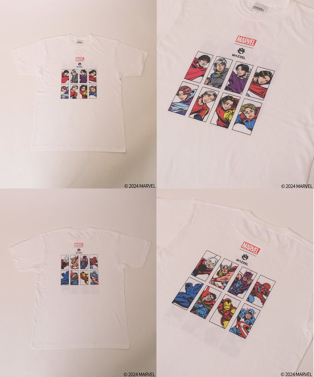 MARVEL MAZZEL コラボTシャツ Lサイズ