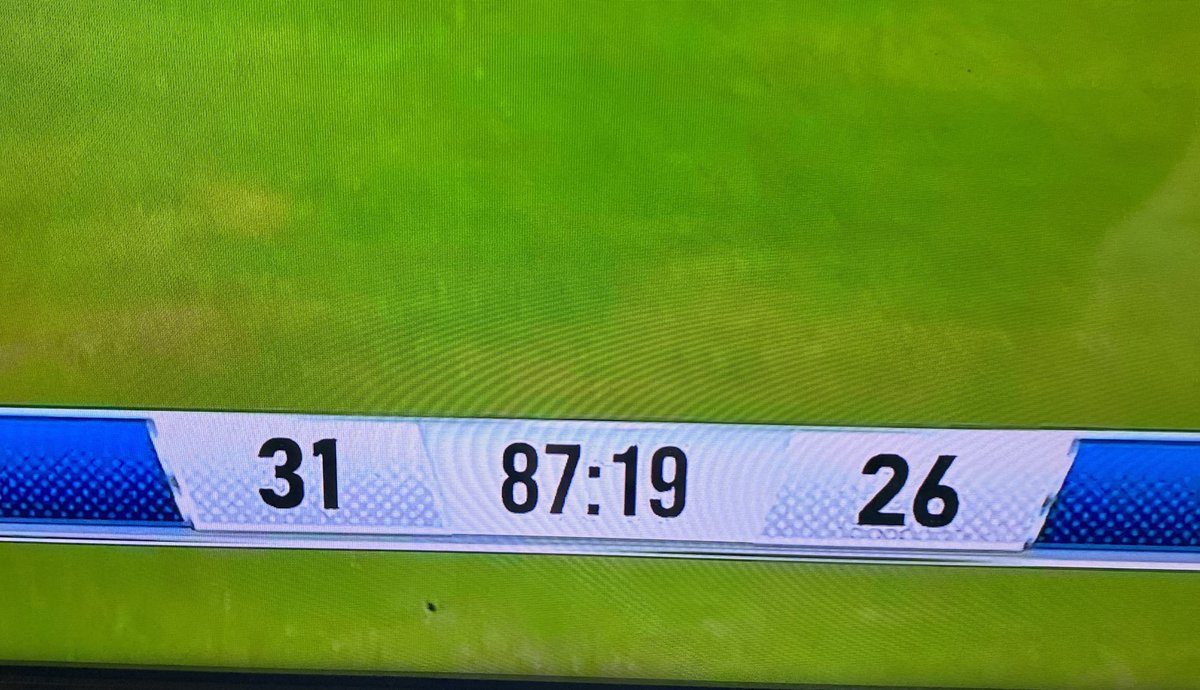 #SACup
But SS gents how do we have an 8 minute difference between TV clock and refs clock.
How?

#GRIvPUM