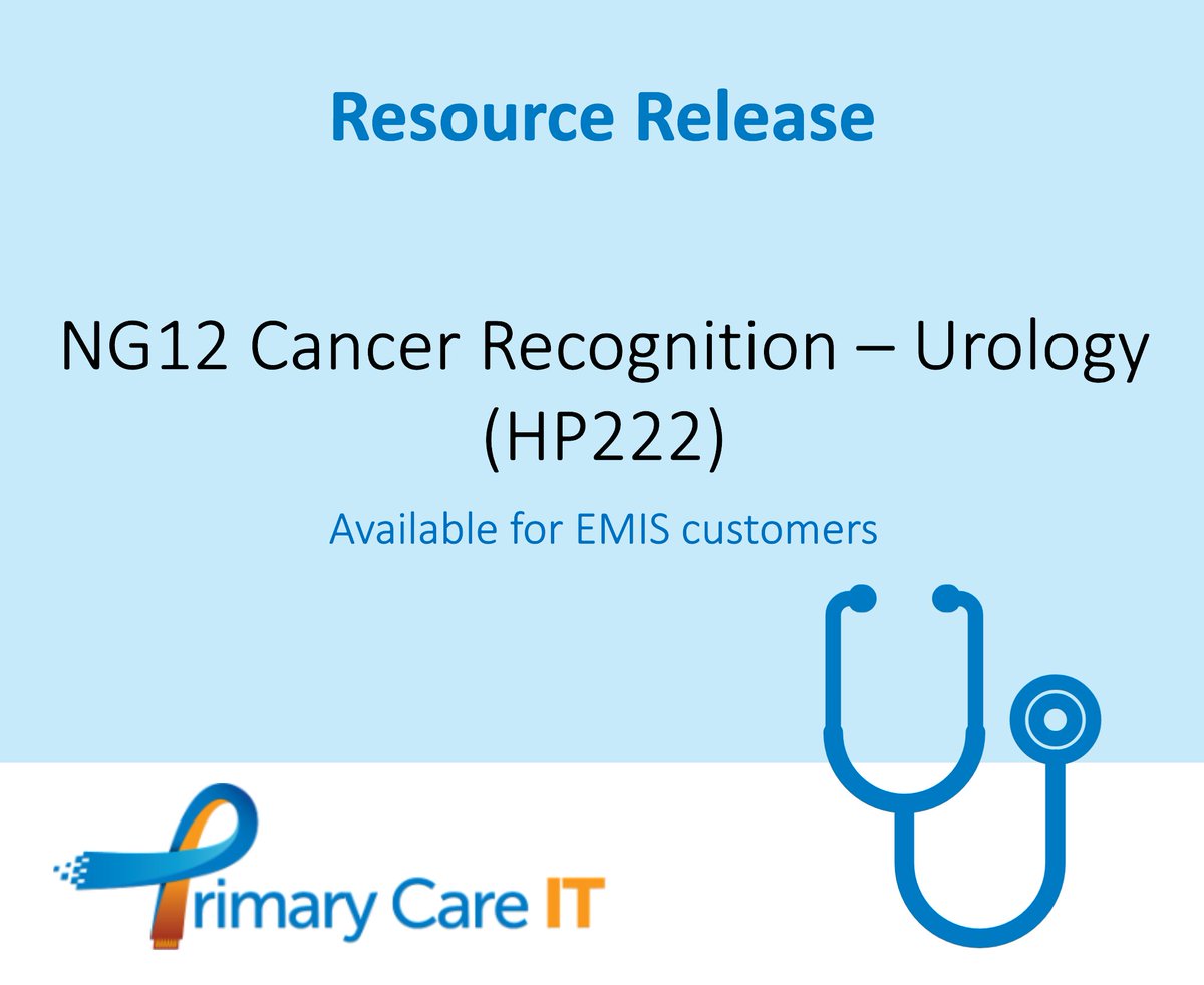 We're thrilled to announce the launch of our latest protocol alert, HP222 NG12 Cancer Recognition – Urology, designed to transform cancer detection.

Support guide: lnkd.in/d2wne6Ri

If you would like this installing, please submit a ticket: lnkd.in/dERfBJrD