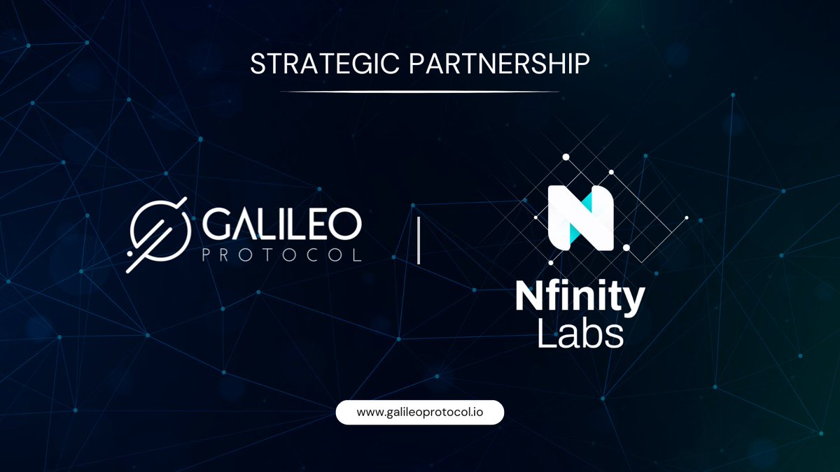 🤝 @GalileoProtocol has initiated a partnership with @NfinityLabs. 💎 The goal of this partnership is to enhance luxury experiences by merging #Galileo's skill in luxury goods tokenization with #Nfinity's expertise in curating VIP experiences and nurturing NFT communities. 🔽…