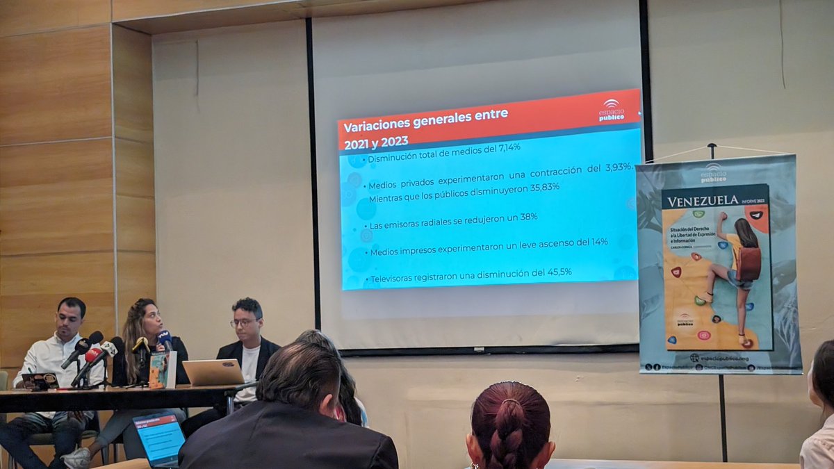 Informe de @espaciopublico: La mortandad de radios y televisoras pasa factura. Se perdió 38% de las radios y 45% de las televisoras. En prensa hubo un ligero aumento por medios regionales que volvieron a imprimir.