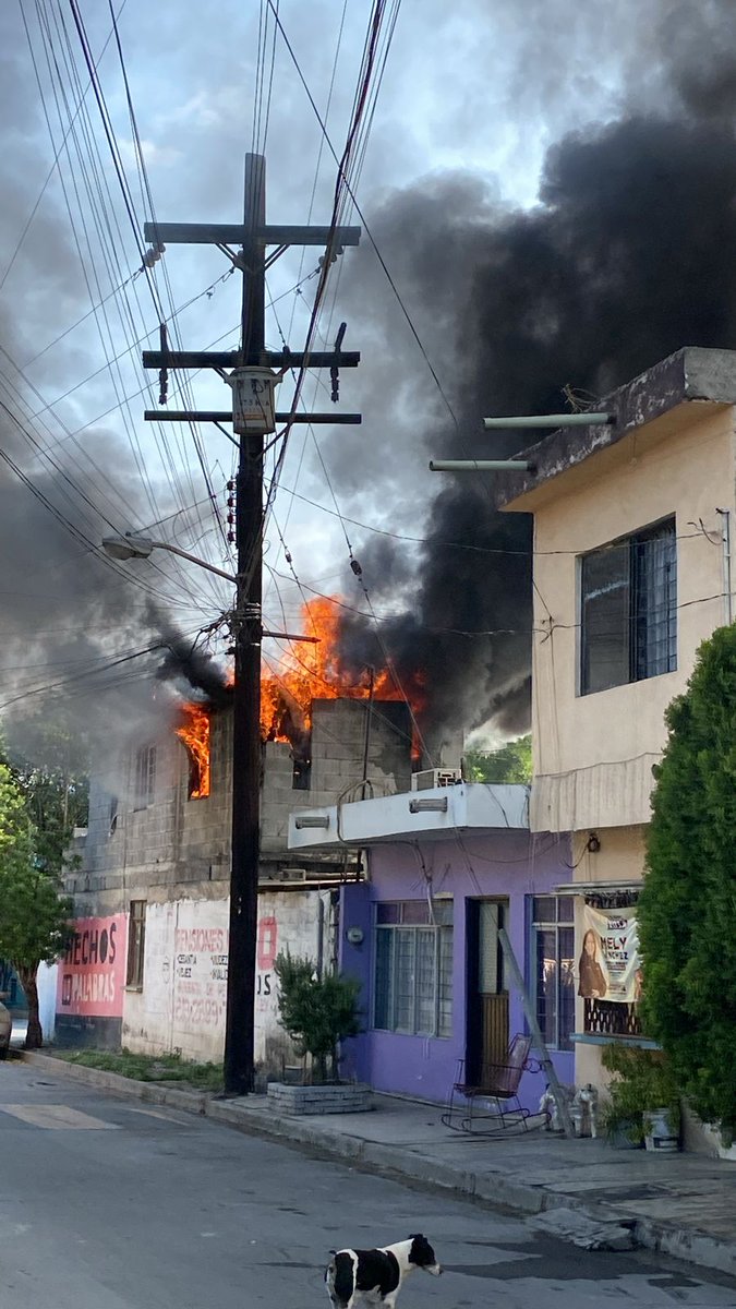 Incendio en marea alta y arrecife. Col Morelos 
Manden a los bomberos.