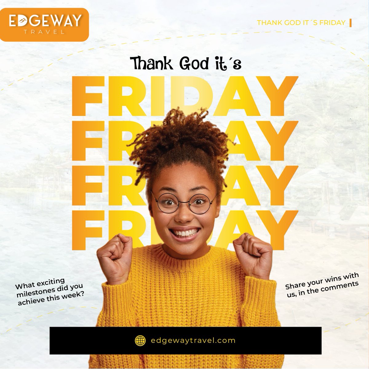 edgewaytravel's tweet image. Kama kawa leo ni ile siku! Sherehe kistaarabu.
Weekendi poa good people!
#tgif Breaking News #MombasaRoad