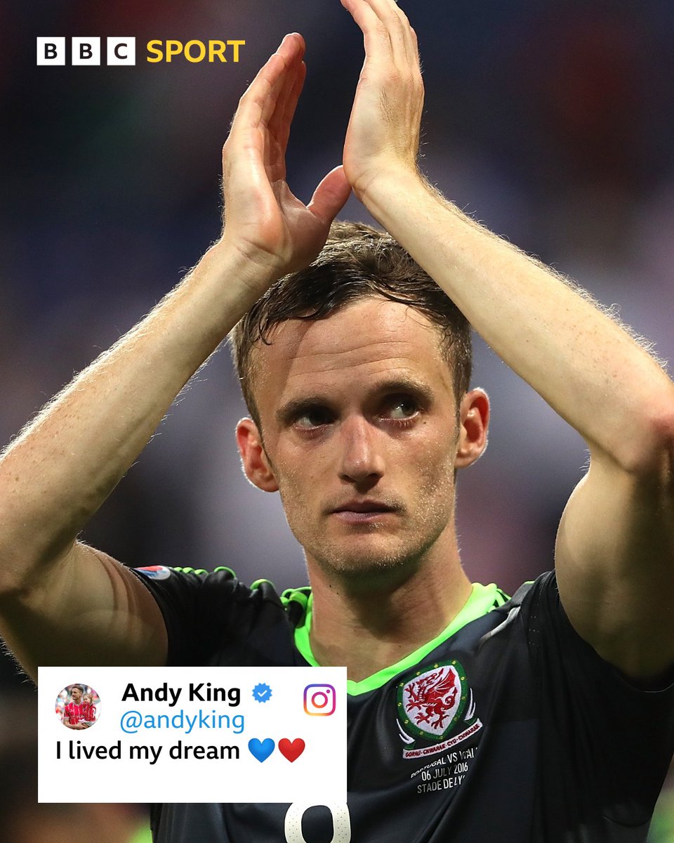 Another of Wales' Euro 2016 heroes has announced their retirement ⚽

Tomorrow will be @AndyKingy's last game as a pro

#BBCFootball