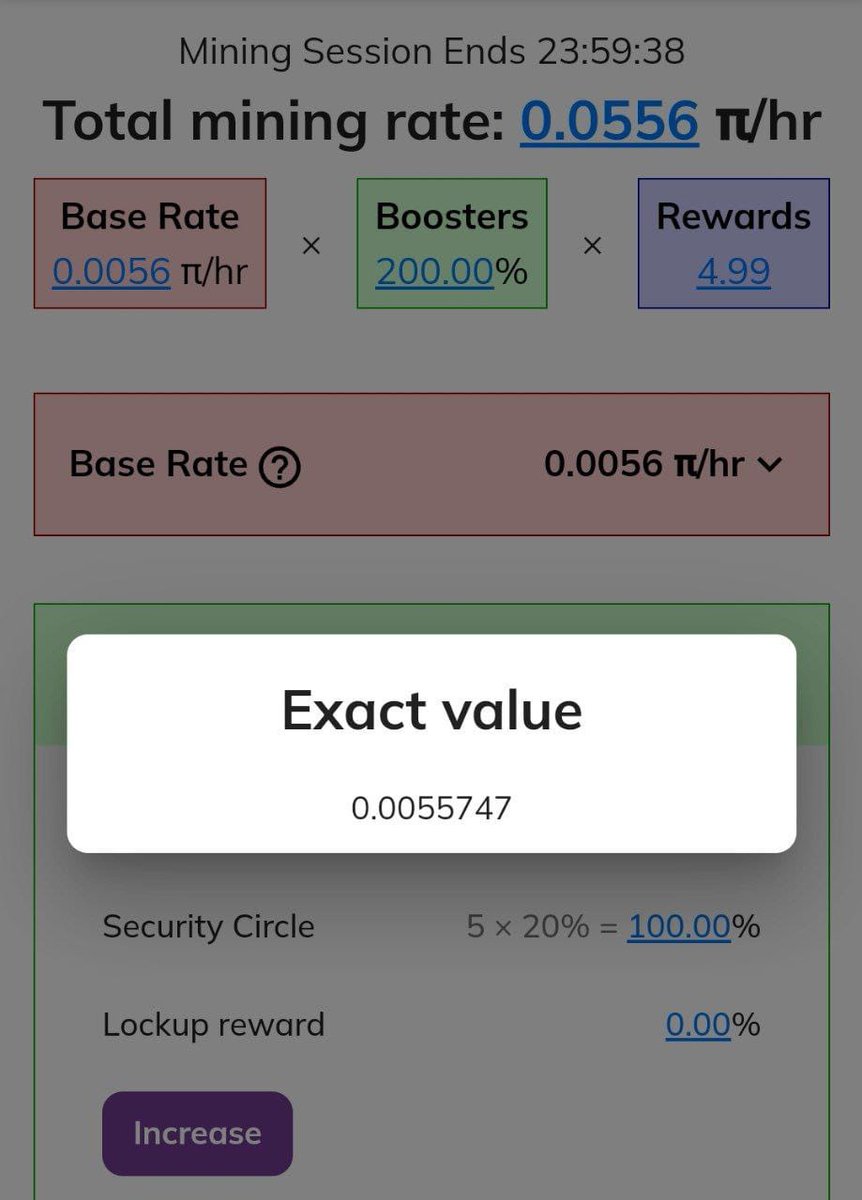 This month’s mining rate is adjusted to 0.0055747/hr📉