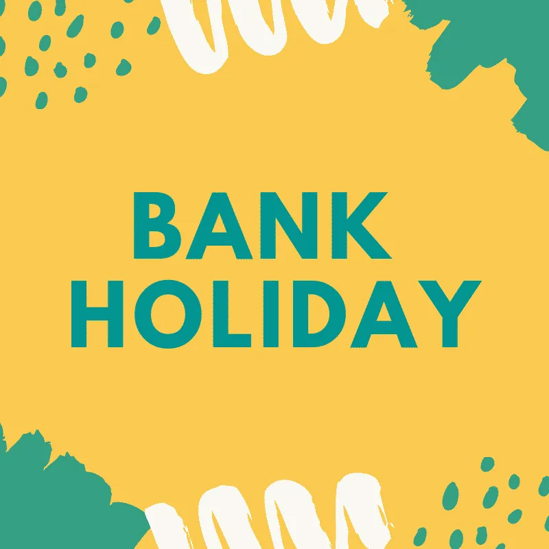 We hope every one has a great bank holiday weekend! We're closed on Monday 6th but will be back open Tuesday 7th.