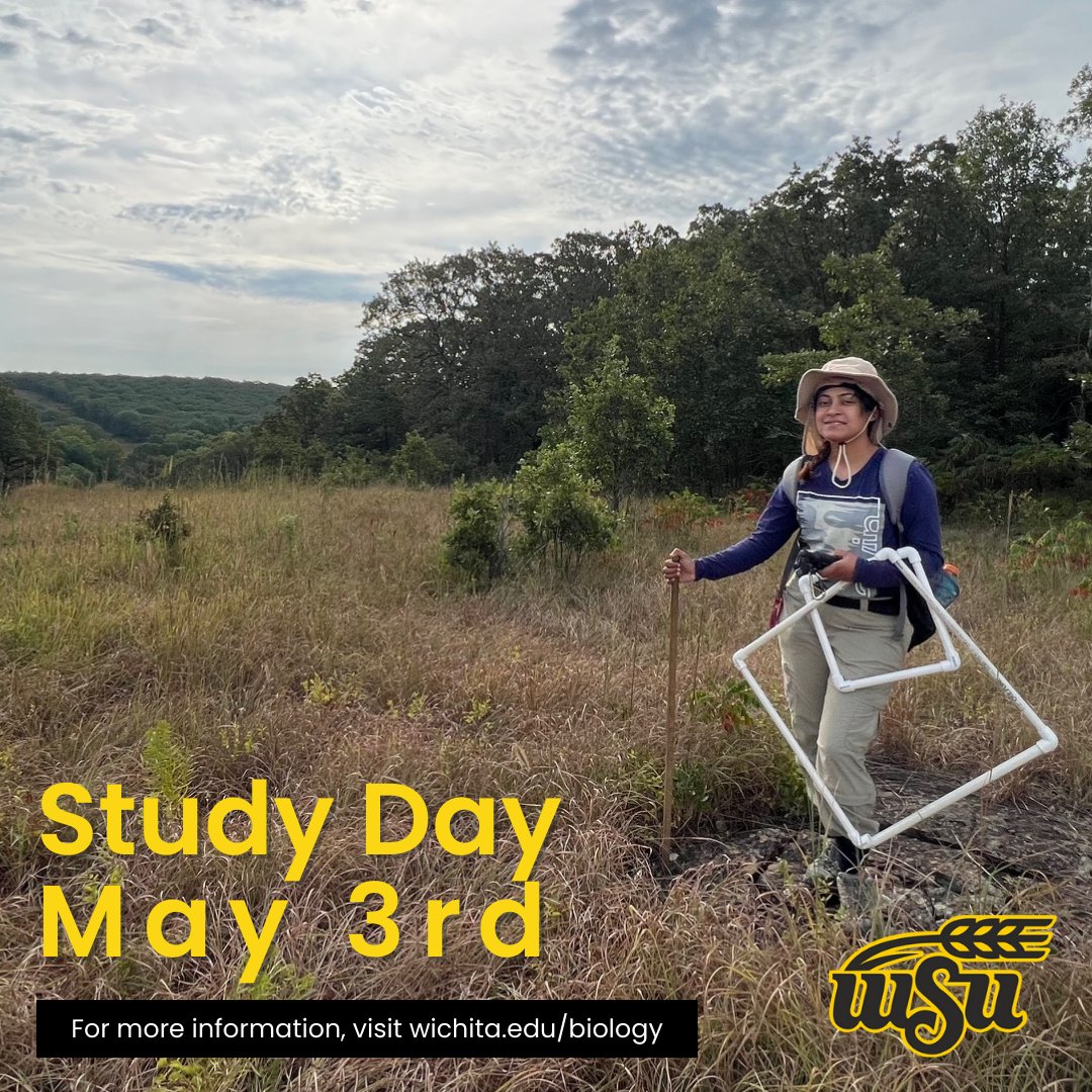 Don’t forget that there are no classes today, #BioShox! Use today to study and get prepped for next week’s finals.🌾📚

@wichitastate
@FairmountWSU 

#BecomeMore #FairmountCollege
