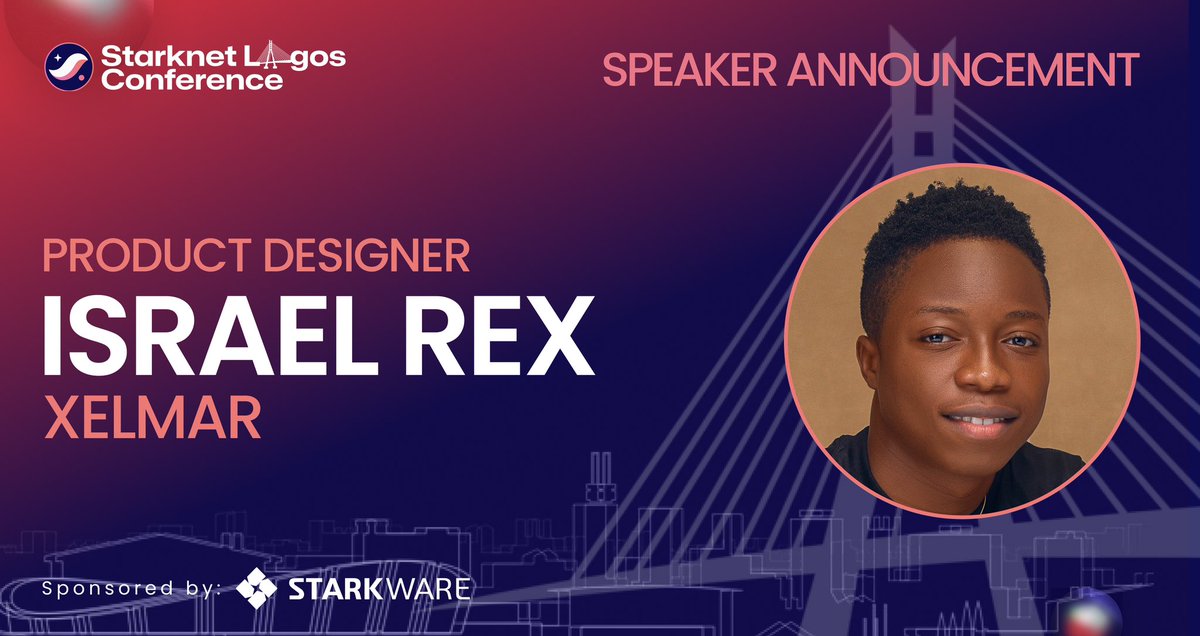 StarknetAfrica's tweet photo. Catch @israelrex9's talk on how developers and designers can collaborate to build dapps that drive adoption. 

Learn key strategies for creating impactful digital applications! https://t.co/NbrUcSdPwe