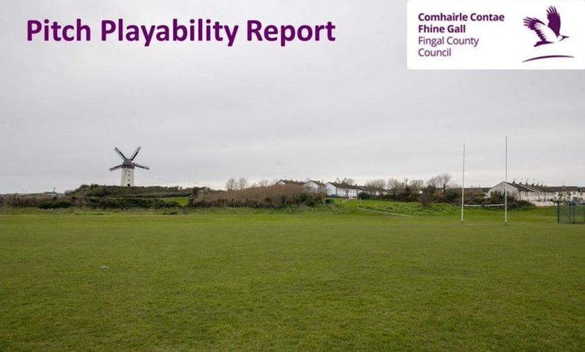 Playability of Pitches - Inimearthacht na bpáirceanna imeartha. Please see playability of pitches report from Friday 3rd May 2024 to Friday 10th May 2024 All pitches are playable. Enjoy the weekend! See link to Website fingal.ie/playability-pi…