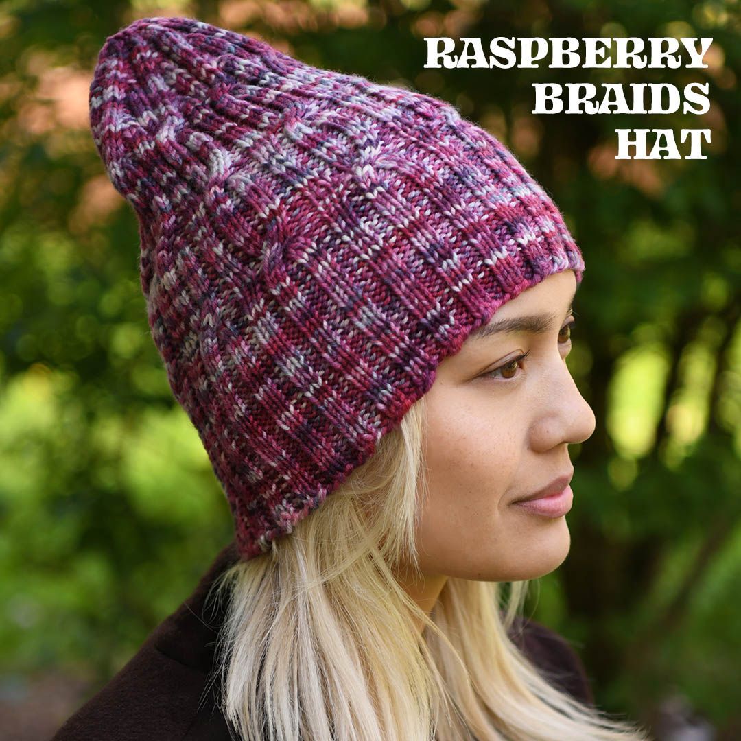 CascadeYarns's tweet image. Did you know that today is Raspberry Pop Over Day?
So, we&apos;re sharing our Raspberry Braids Hat in 220 Superwash Hand Paints
Designed by Shannon Dunbabin
This free pattern is available on our website - buff.ly/3Y4TZon 
#CascadeYarns #CascadeFreePattern #freepattern