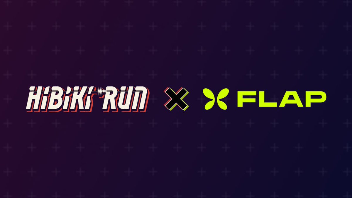 🎉Partnership Announcement 🔥We are excited to announce our strategic partnership with @HibikiRunTeam 🎧 Hibiki Run is a music-driven, gamified interactive universe for creators and collectors. 🎁Flap Season 2 just started, and Booster NFTs are waiting for you. 👉 Mint NFT,