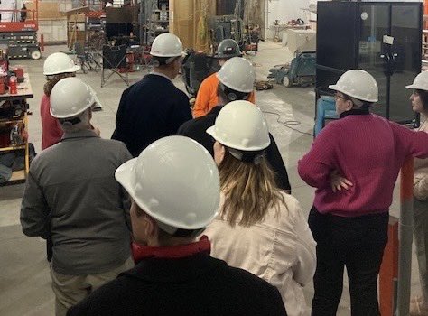 Yesterday, my Agriculture and Manufacturing Liaison — Wes — joined members of the Northwest Iowa Economic Development Corporation for their monthly board meeting at the Grain House in Hull. They also toured the @Fareway_Stores construction site that’s set to open this summer!