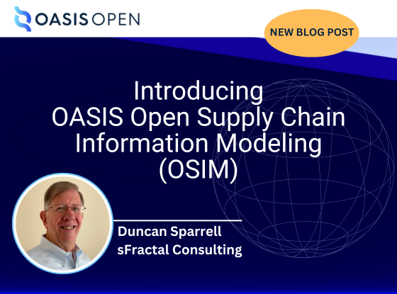 New OASIS #OSIM TC aims to standardize information models for #supplychains, paving the way for more secure digital future. Read more in Duncan Sparrell's blog and join the TC to contribute from the start! oasis-open.org/2024/05/02/int… #cybersecurity #informationmodeling