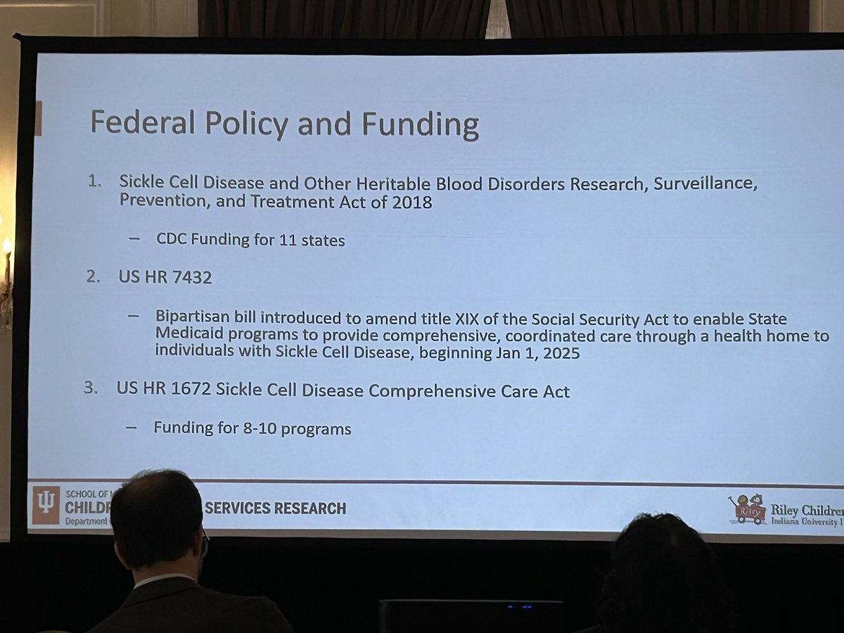 Dr @seethal_jacobmd on barriers to equitable care and research advancements for #sicklecelldisease including screening neglect, funding gaps, and recent federal gains.  

#pharmacoequity2024