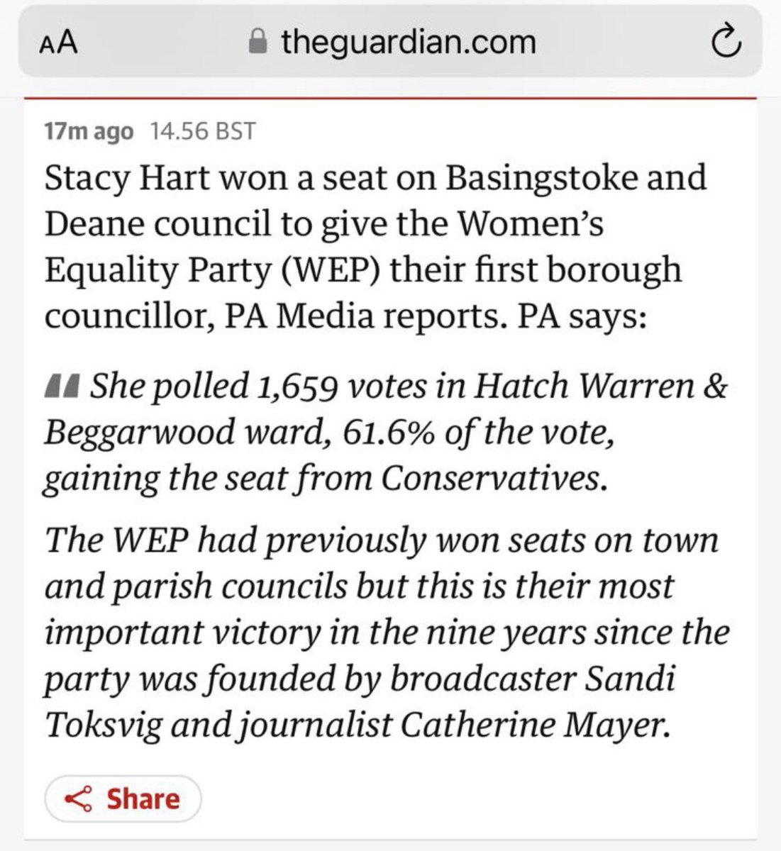 Did somebody say smashed it? 🙌 Historic win for @almoststace @wepbasingstoke and equality.