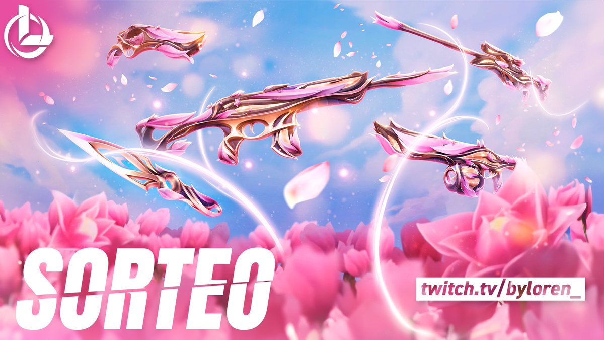 🎁 VALORANT GIVEAWAY 🎁

🌸 SORTEO PACK MYSTBLOOM 🌸

✅ Follow me <a href="/ByLorenOfficial/">BYLOREN 💦</a> and <a href="/DiablosEU/">Diablos EU</a> 
✅ RT al tweet
✅ Menciona 2 amigos (más menciones más probabilidades)
✅ follow en twitch (opcional)

Muchísima suerte PERROS 🔥
🗓 El sorteo finaliza el 16/06