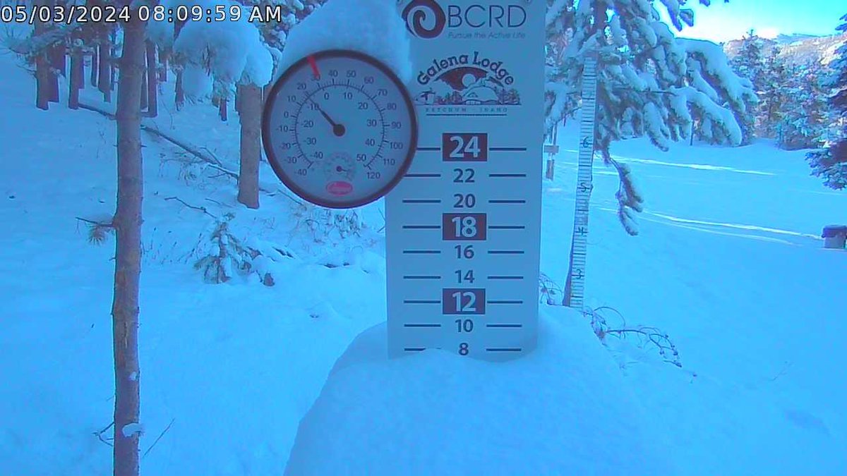 What a difference just 12 hours can make in the northern Rockies! #idwx