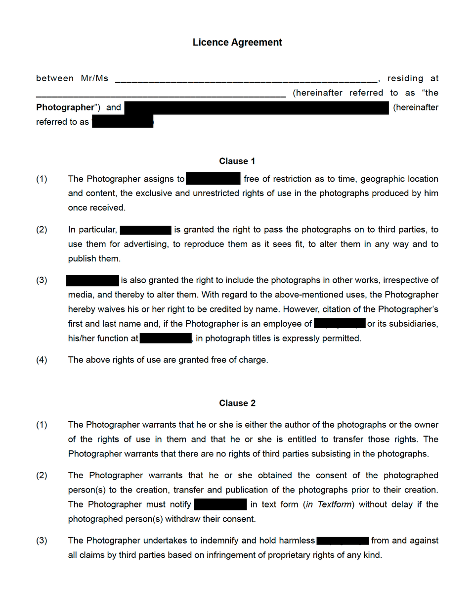 MaritimePhotos's tweet photo. This 'licence agreement' just sent to me by a very large multi-million company who requested to use my images on their social media. It's a complete rights grab and is totally unacceptable. #UseItPayForIt https://t.co/lLDjJDhv8T