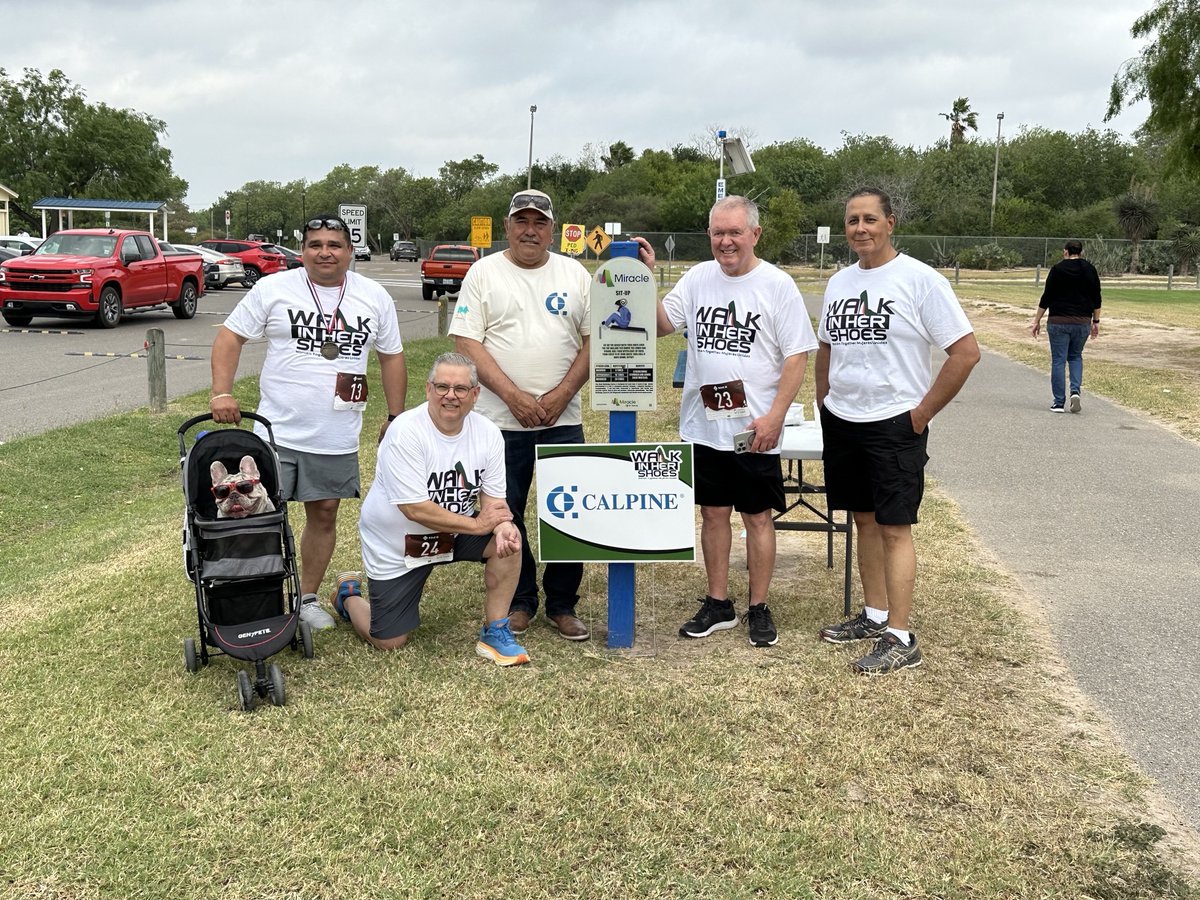 Calpine’s Magic Valley Generating Station team was proud to sponsor @MujeresUnidas78's Annual Walk in Her Shoes 5k, supporting the organization’s mission to provide a safe haven to victims of domestic violence.