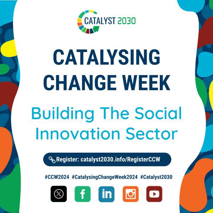 Want to make a real difference? Stop talking, start acting!

Join the movement for positive change at Catalysing Change Week. Be the change you wish to see!

Register now: catalyst2030.info/RegisterCCW #Catalyst2030