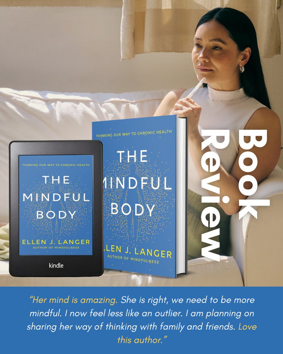 Inspiring mindfulness and connection, this author's insights resonate deeply, fostering a sense of belonging and understanding among readers.
.
Now available for purchase: bit.ly/45BglAW
.
#mindfulbody #mindbodyunity #healthandmindfulness #mindfulthinking #EllenJLanger