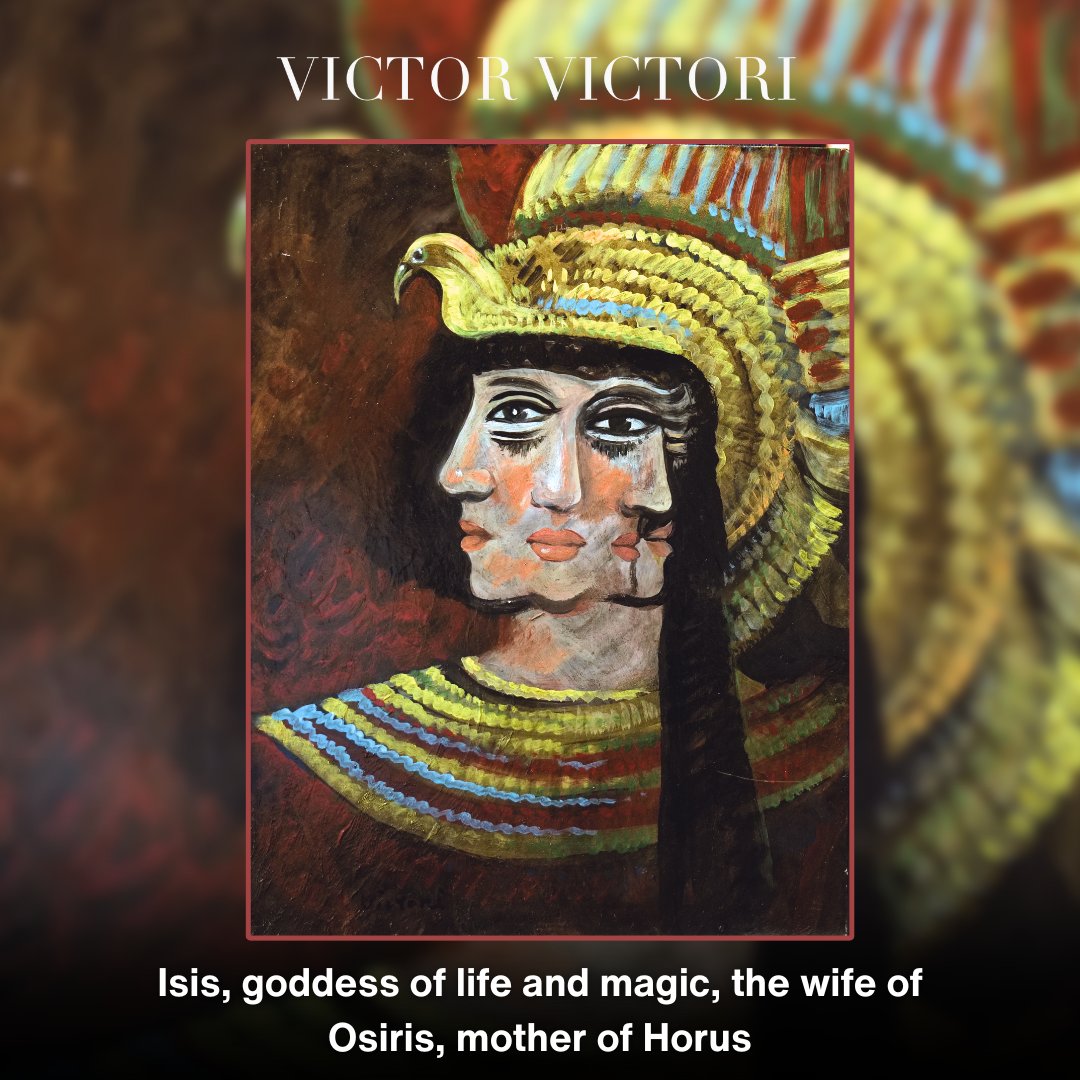 Isis: Goddess of life and magic, wife of Osiris, and mother of Horus.
.
Now accessible on Amazon. Don't delay, as stock may run out soon: amzn.to/3FnI9gu
.
#godandi #victori #artisticlegacy #selfhelp #personalgrowth #wisdom #historicalicons #globalinfluence #journey
