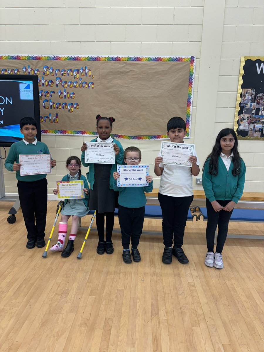 The fabulous ‘stars of the week’ well done to you all 🥳🥳🥳