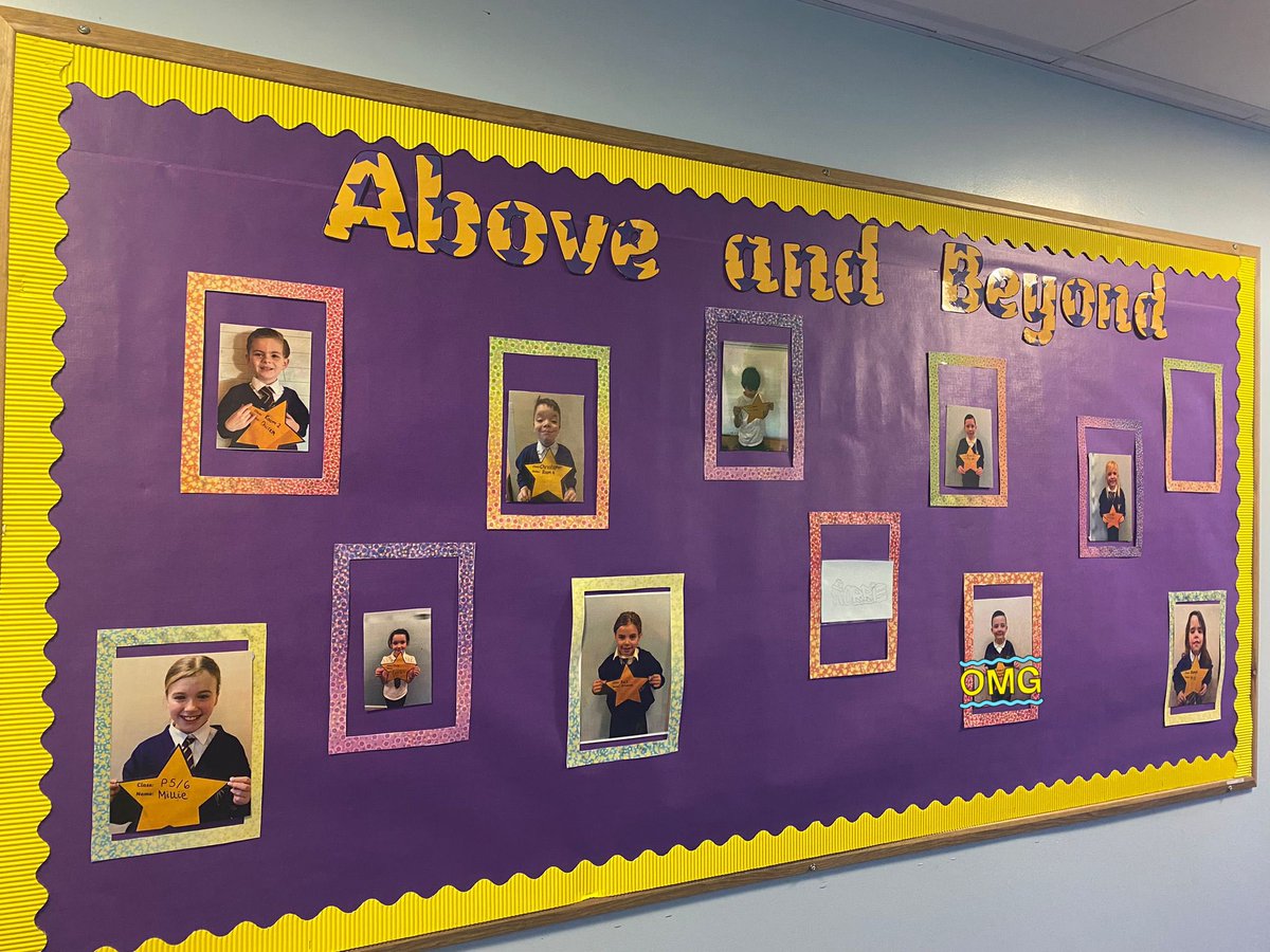 Our pupils who have gone above and beyond this week now have a picture up on our new display. Well done to everyone! 🤩🤩 Who will be on it next week? #itsSLC