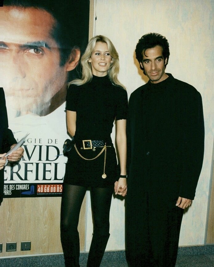 Claudia Schiffer & David Copperfield