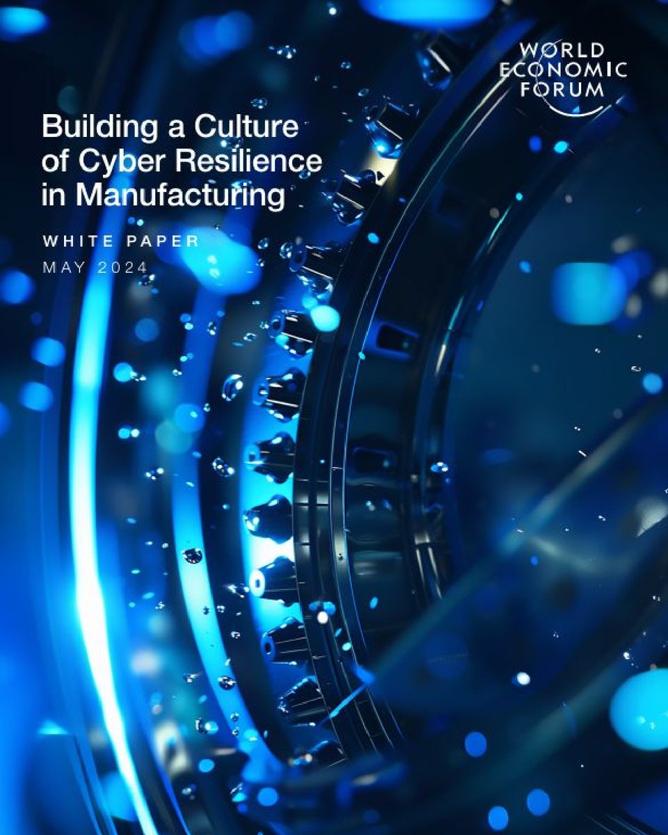 🔍 Uncover the secrets to #cyberresilience in manufacturing with the latest @WEF report. Delve into three core principles that pave the way for robust security practices. Access the full report here: brnw.ch/21wJre3 #cybersecurity #manufacturing #WEF