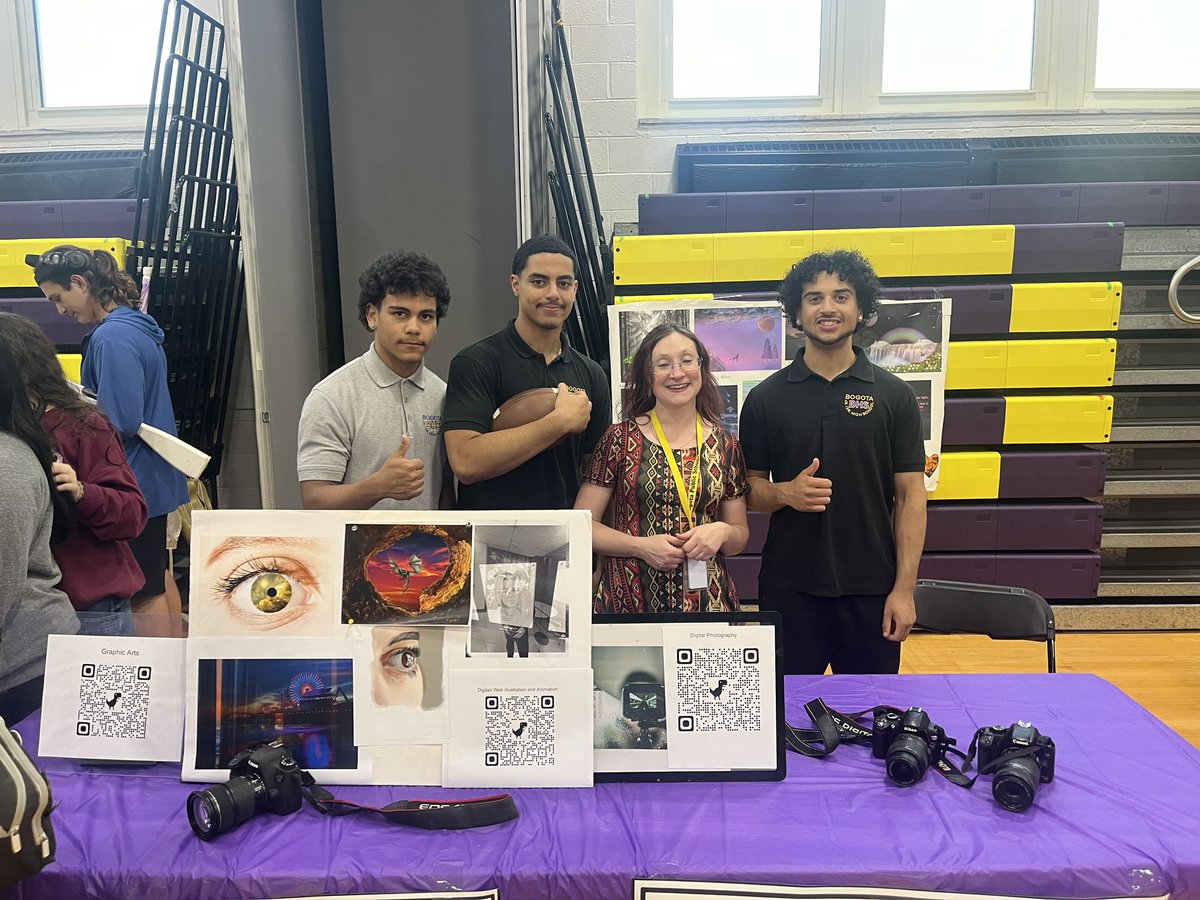 Amazing night, welcoming the new generation to Bogota High School. They were able to see all the different and exciting clubs the school has to offer. Looking forward to seeing you next year! Go Bucs! 💜💛
