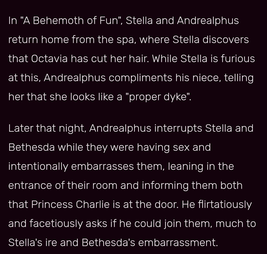 This is the 'journey to the light' (fanfiction series) wiki of ANDREALPHUS 💀💀💀💀
NO WONDER PPL THINK HE'S A CREEP WHAT IS THIS BS?!
Someone needs to shut that wiki down ISTG 

#HelluvaBoss