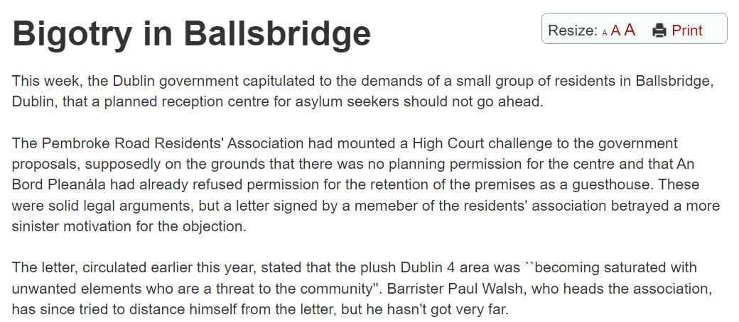 Asylum Seekers lasted about 8 hours in Ballsbridge before they were kicked out by the parish priest because some local women had 'concerns' about the school nearby. Asylum Seekers for thee, but not for me, is the rule in D4. Heartless people. Pure scum. #IrelandisFull