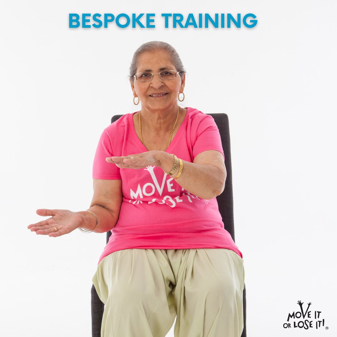 #MoveitorLoseit offers a range of #bespoketraining packages. Our bespoke training is available to care homes, charities & organisations who work with #olderadults & want to promote independence & enhance their physical & mental health. Find out more here: moveitorloseit.co.uk/training/bespo…